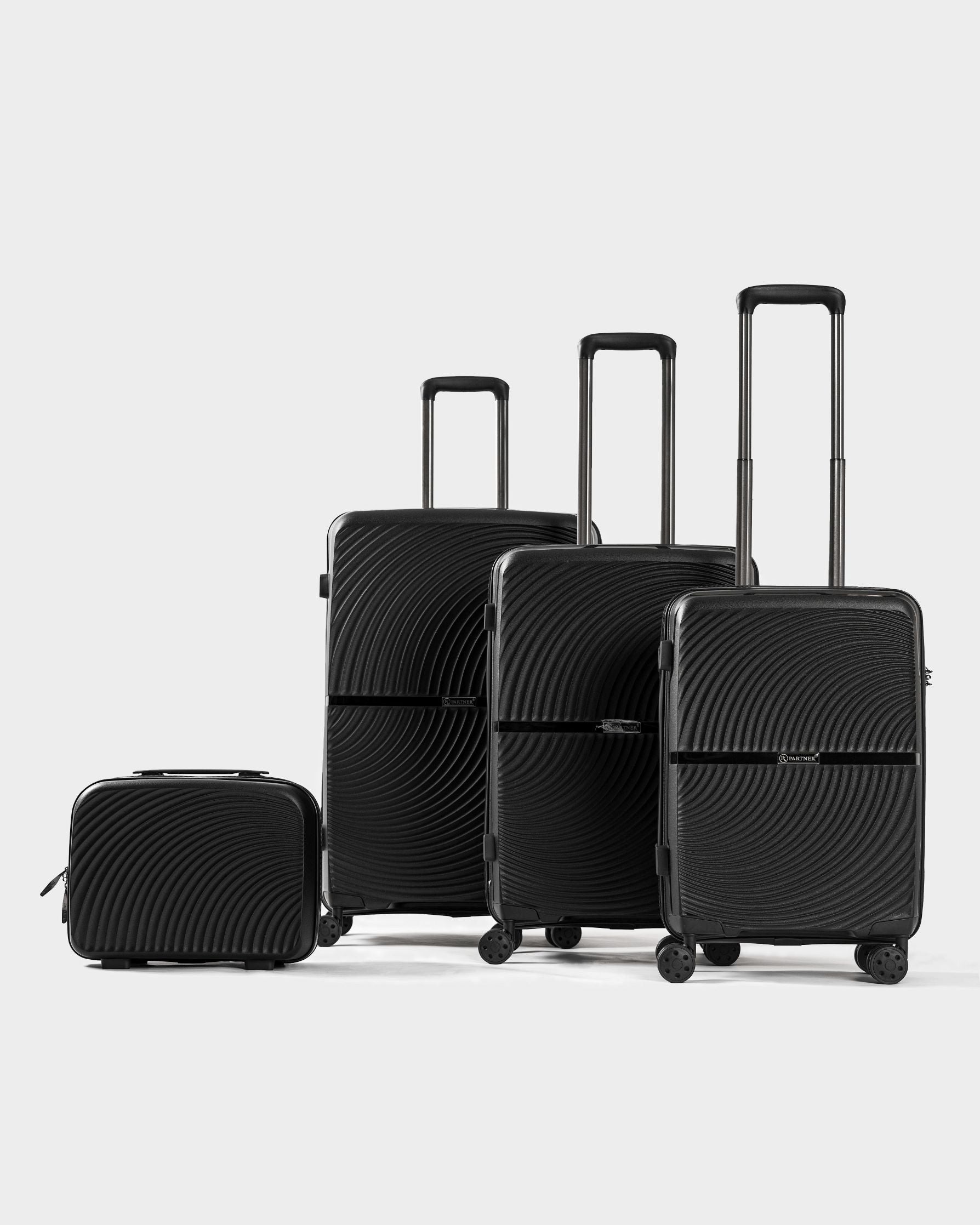 PARTNER PRIME-Rolling Travel Bag Set-Black Color – bagsgate.com